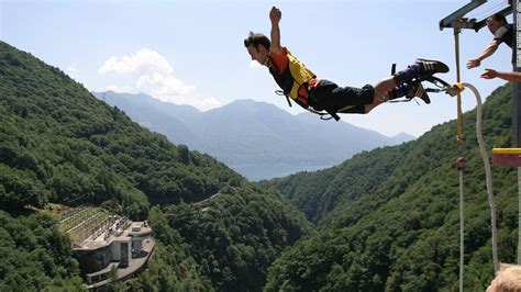 versace dam|contra dam bungee jump.